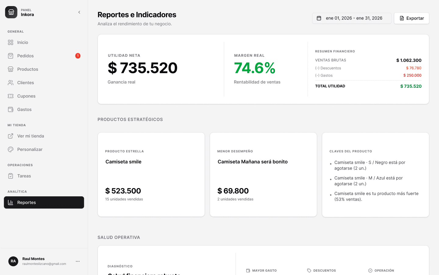 Lyno Dashboard